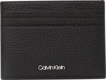 Étui 'Minimalism' Calvin Klein en noir : devant