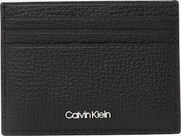 Calvin Klein Несесер 'Minimalism' в черно: отпред