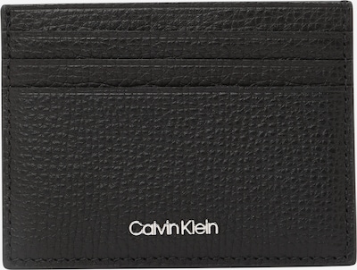 fekete / ezüst Calvin Klein Pénztárcák 'Minimalism', Termék nézet