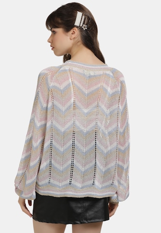 Pull-over myMo at night en mélange de couleurs