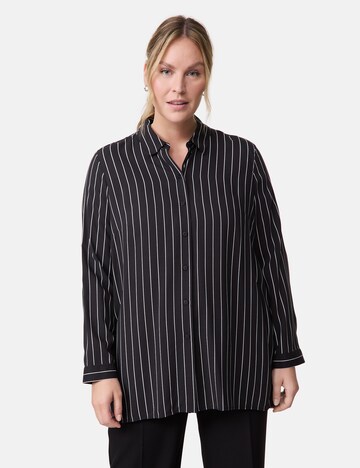 Camicia da donna di SAMOON in nero: frontale