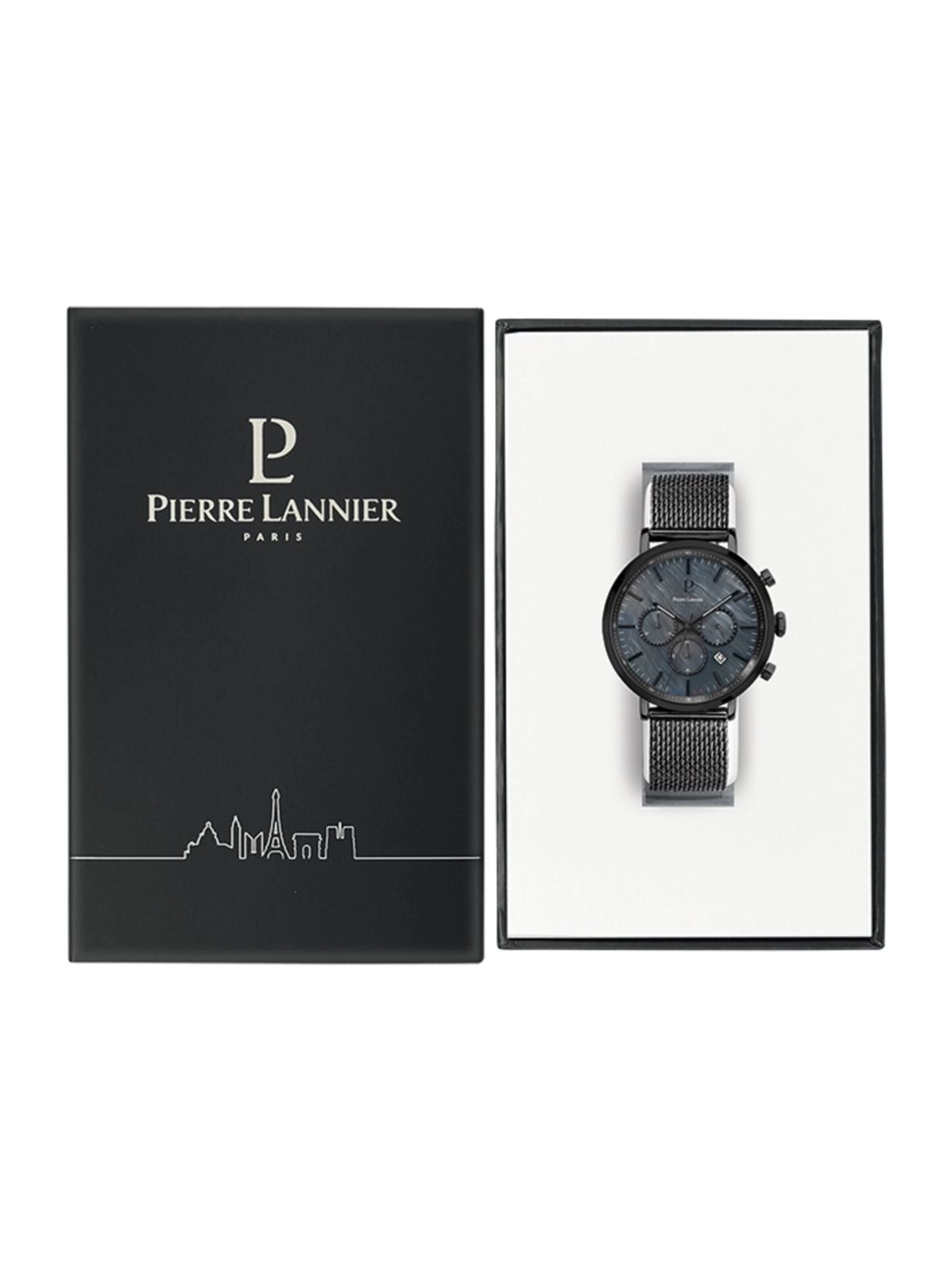 Montre à affichage analogique 'Baron' Pierre Lannier en noir
