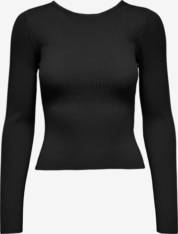 ONLY Sweater 'EMMY' in Black: front