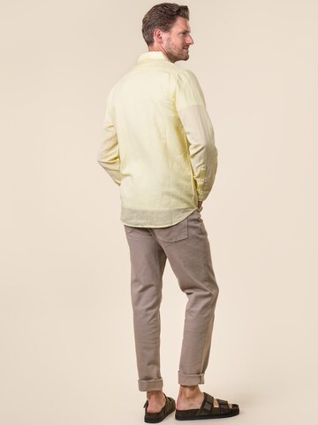 Living Crafts Comfort fit Button Up Shirt 'ROB' in Yellow