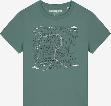 Watapparel Shirt 'Landschaft' in Green: front
