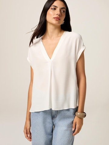 oltre - Blusa en blanco