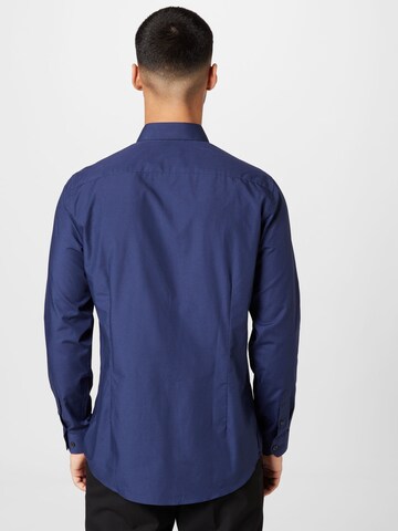 BURTON MENSWEAR LONDON Regular fit Button Up Shirt in Blue