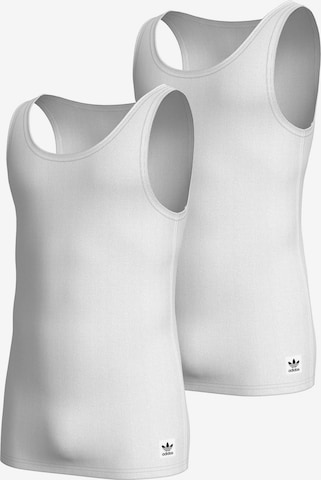 ADIDAS ORIGINALS Tanktop ' Comfort Rib Cotton ' in Weiß: predná strana