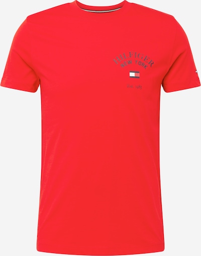 TOMMY HILFIGER T-Shirt 'Varsity' en bleu marine / rouge / blanc, Vue avec produit