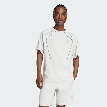 Tricou funcțional 'LFC' de la ADIDAS ORIGINALS pe gri: față