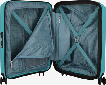 American Tourister Trolley 'AeroStep ' in Blau