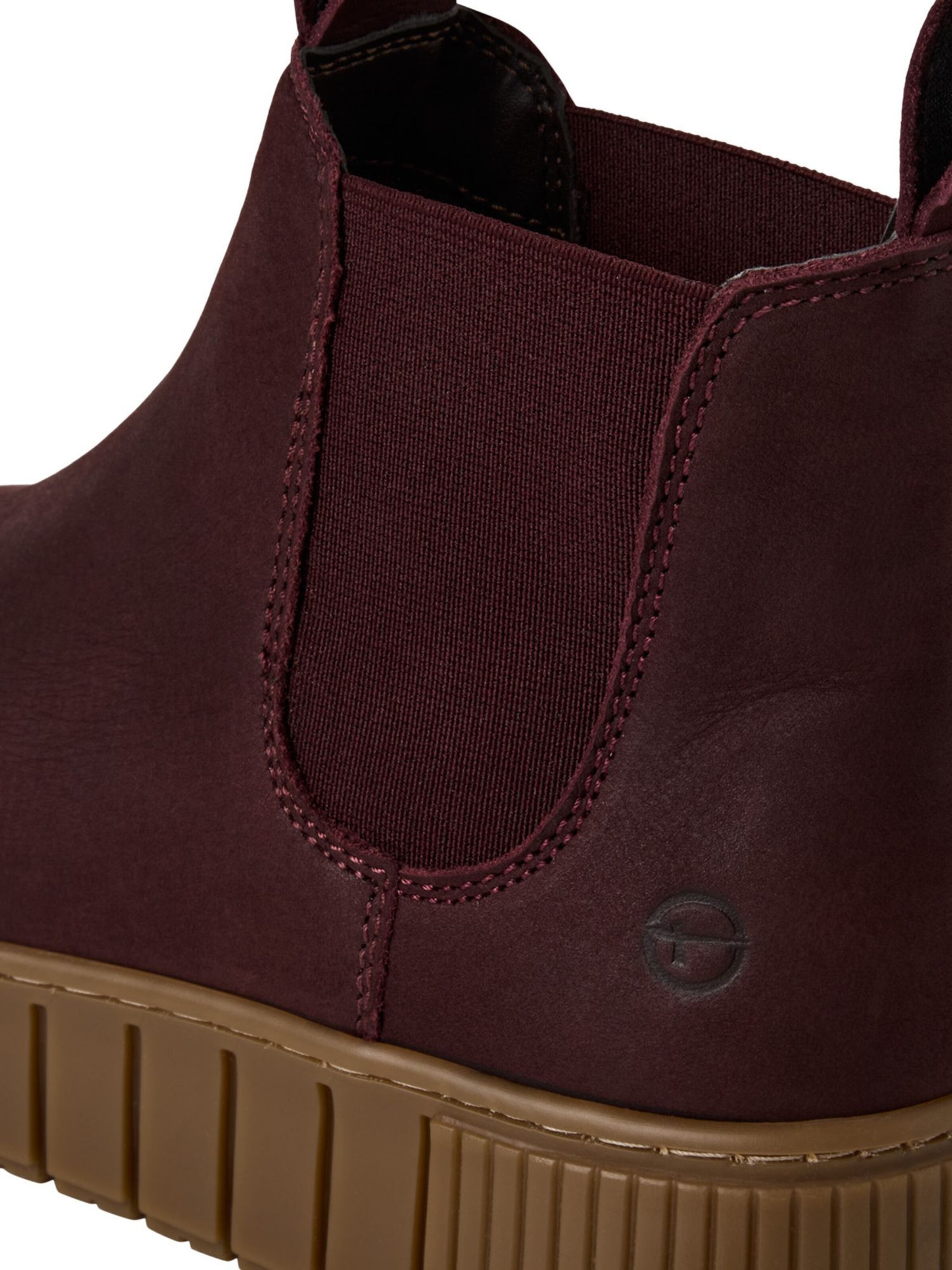 Tamaris Chelsea boots in Rood