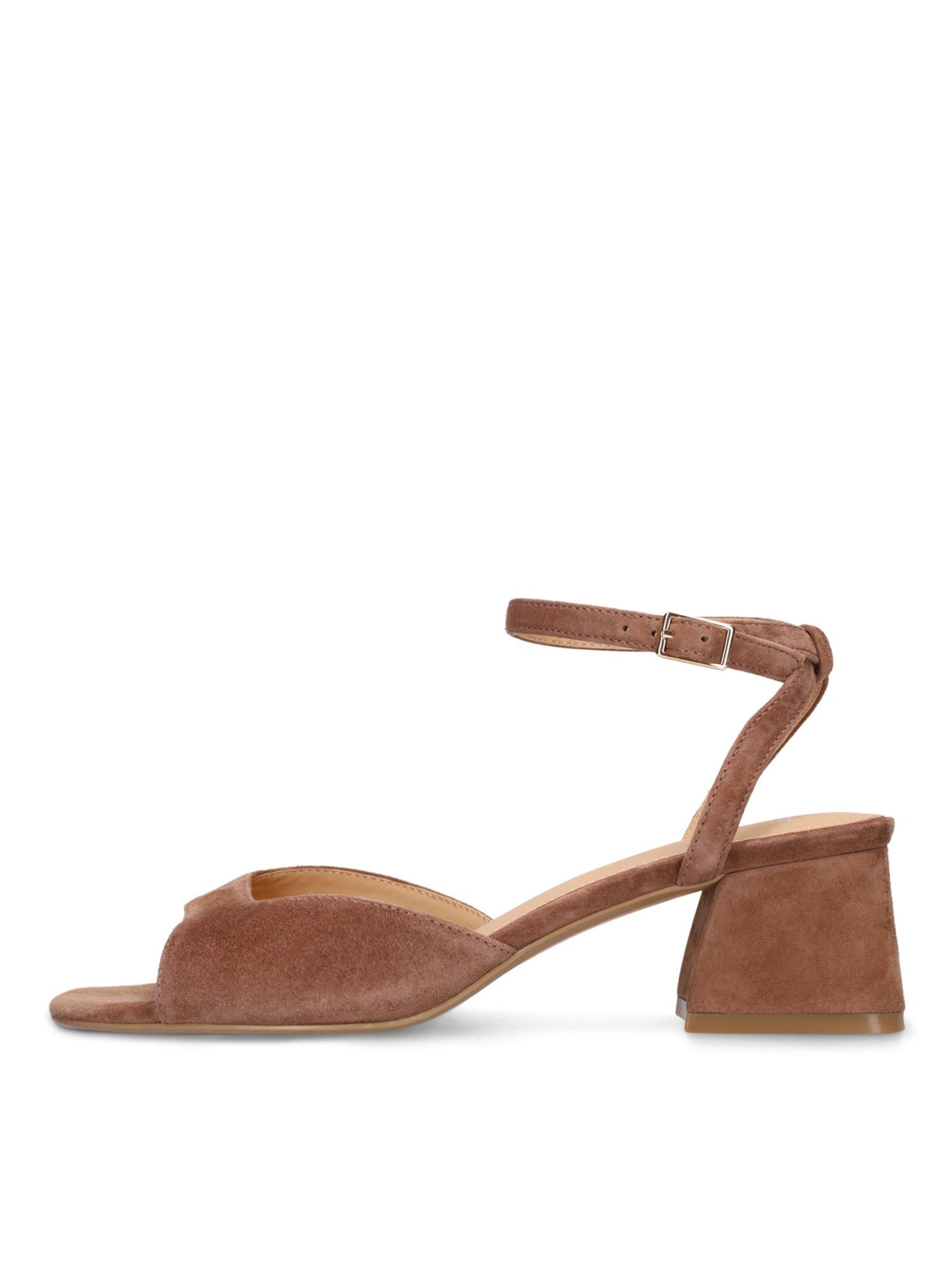 MANFIELD Sandale in Braun