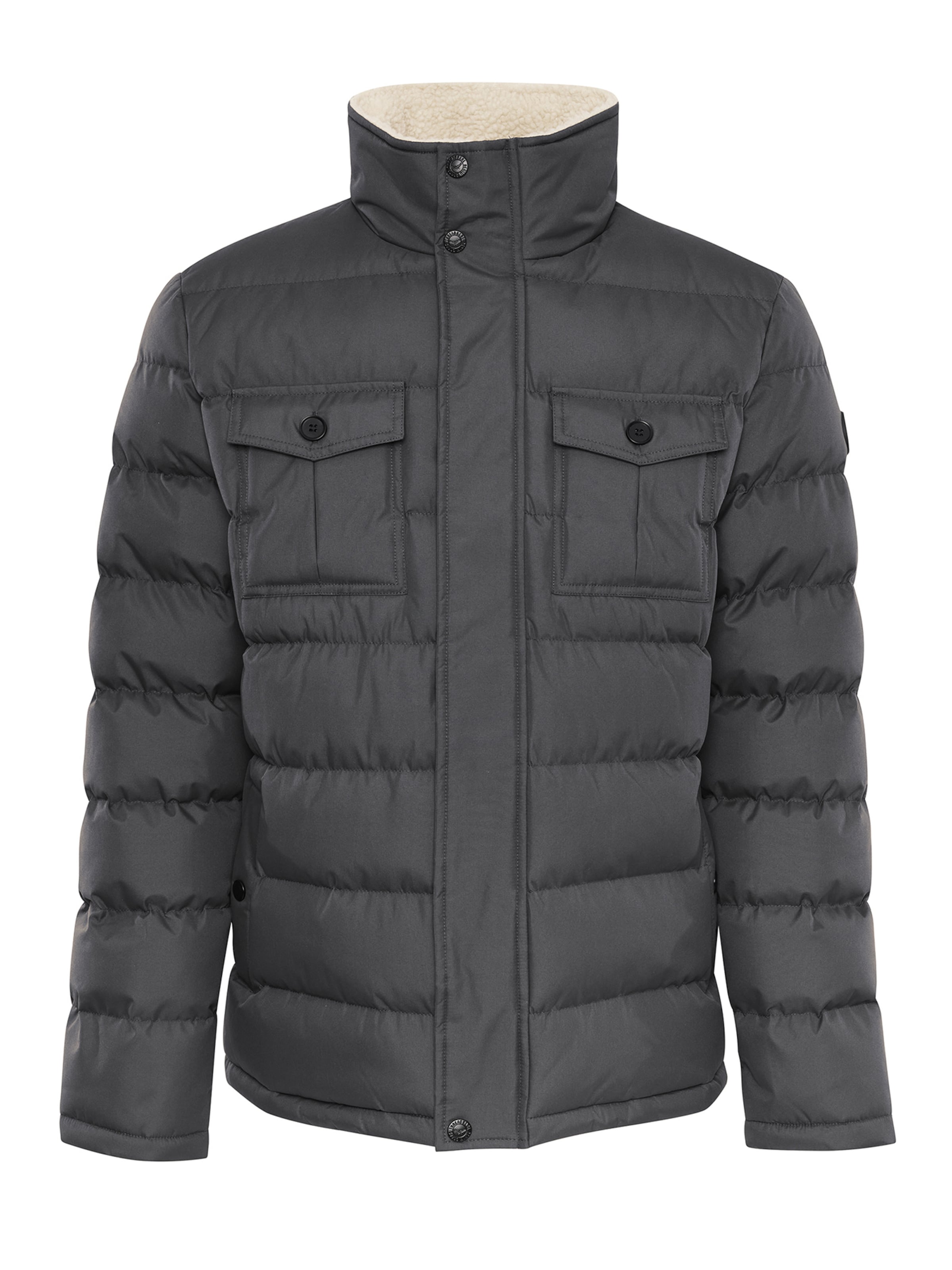 Threadbare Jacke 'Ellen' in Grau: Vorderseite