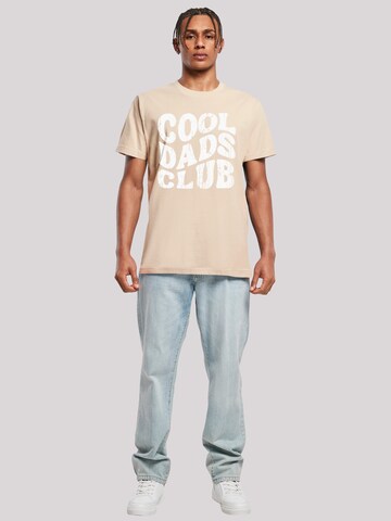 T-Shirt 'Cool Dads Club' F4NT4STIC en beige