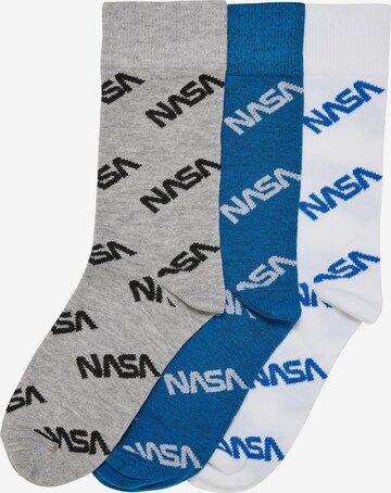 Chaussettes Mister Tee en bleu : devant