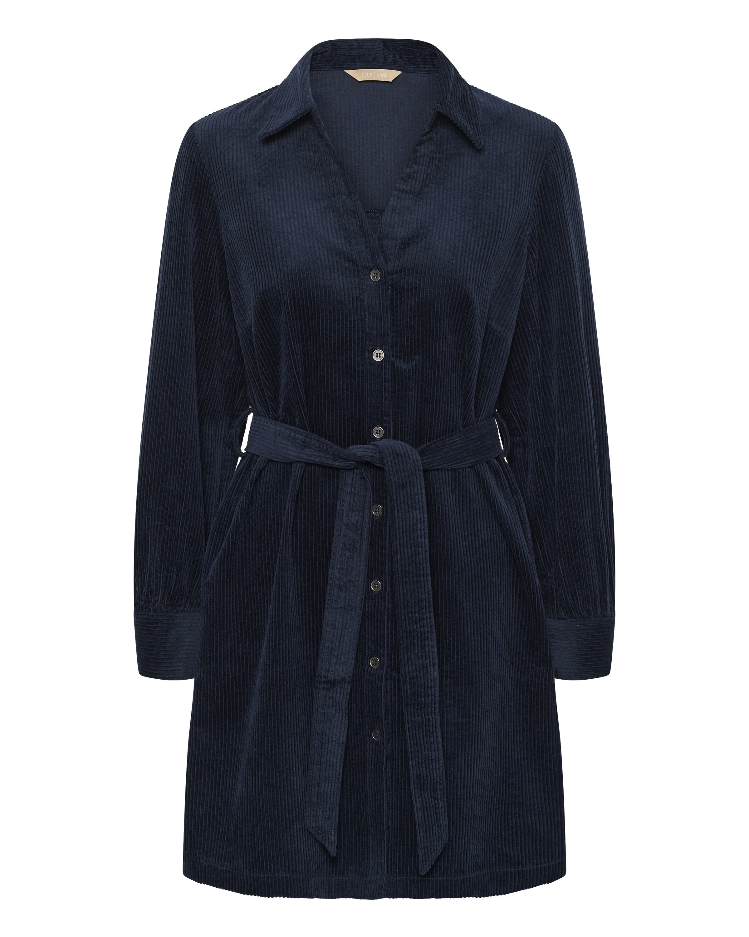 CULTURE - Vestido 'Kalla' en azul: frente