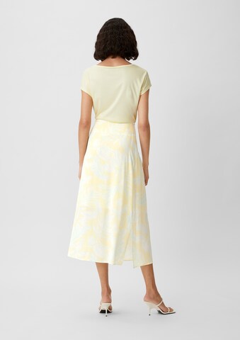 COMMA Skirt in Yellow: back