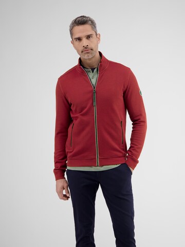 LERROS Sweatjacke in Rot: Vorderseite