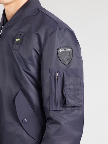 Blauer.USA Přechodná bunda 'ROCKY' – modrá
