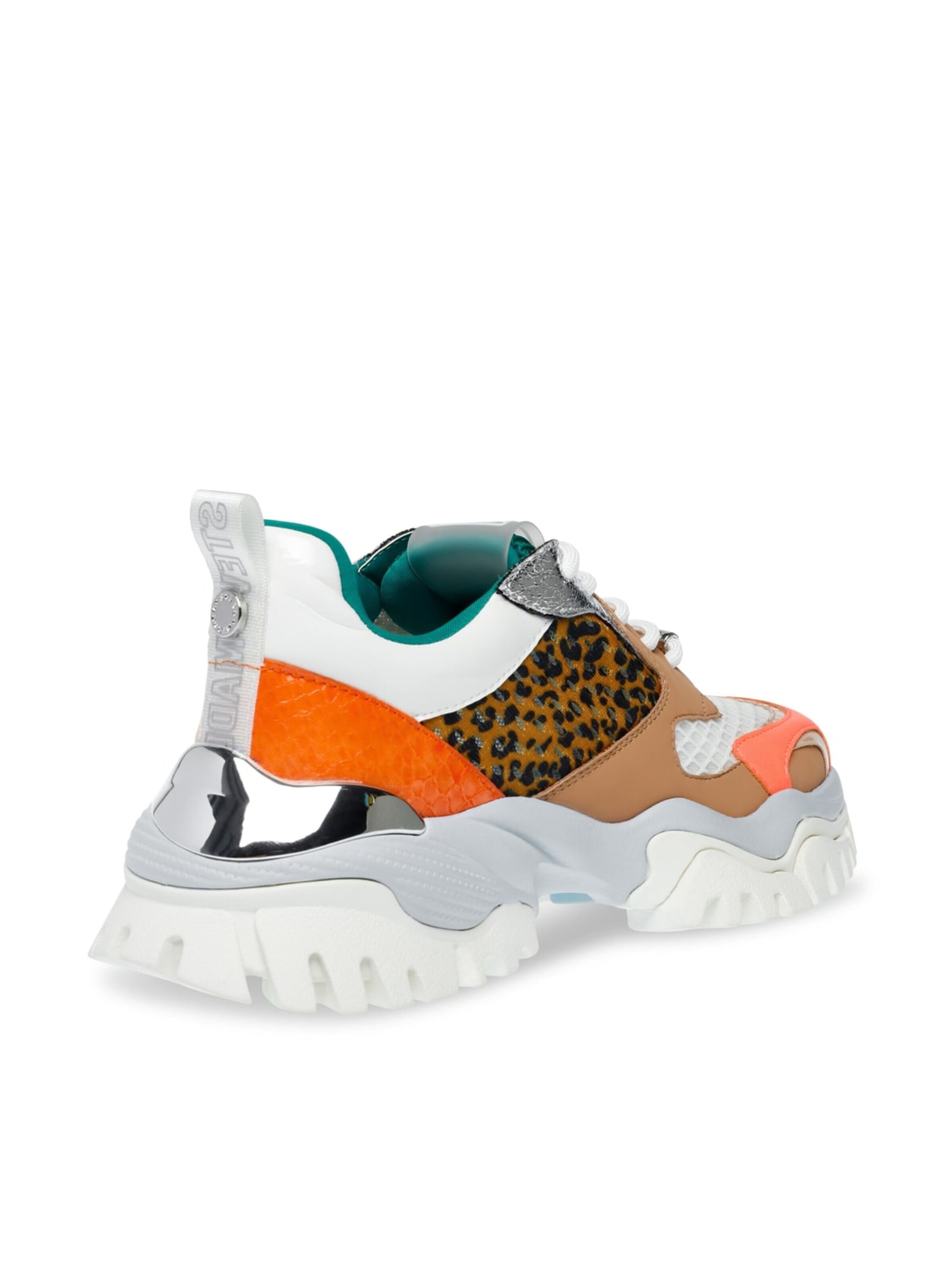 STEVE MADDEN Buty sportowe sznurowane 'Womens Trilling Coral / Multi Lace-Up Low-Profile Shoes' w kolorze mieszane kolory