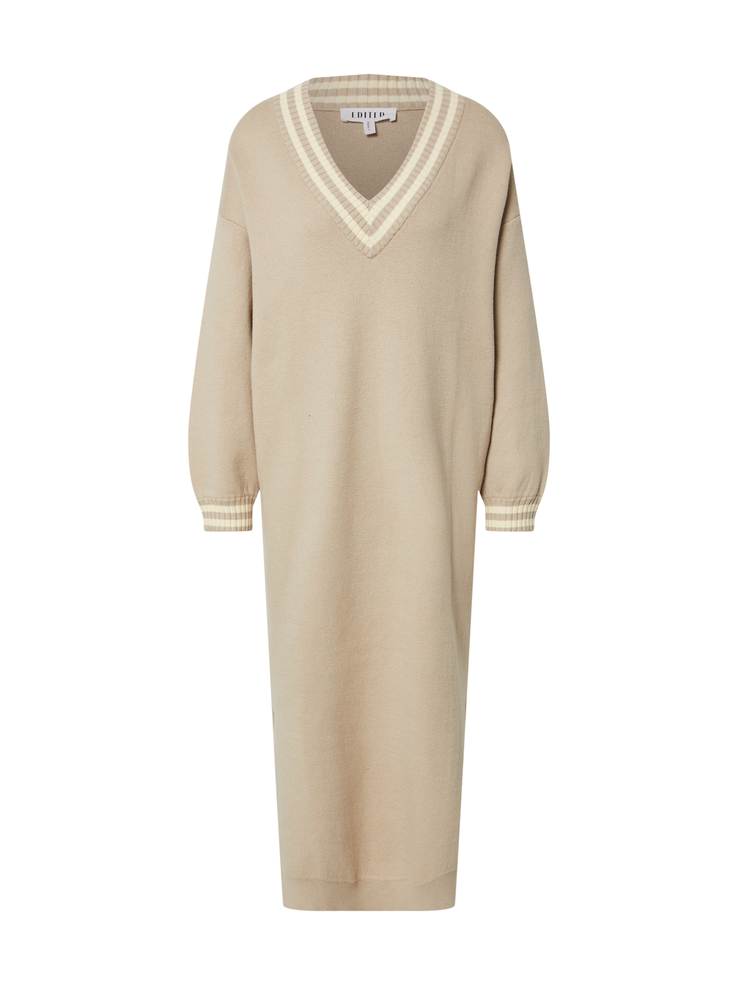 Più sostenibile Donna EDITED Abito in maglia Mako in Beige Più sostenibile Donna EDITED Abito in maglia Mako in Beige