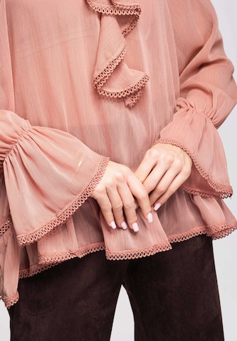Ombre Blouse in Roze