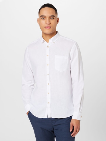 Jack's - Ajuste regular Camisa en blanco: frente