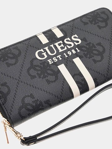 GUESS Portemonnaie 'Laurel' in Schwarz
