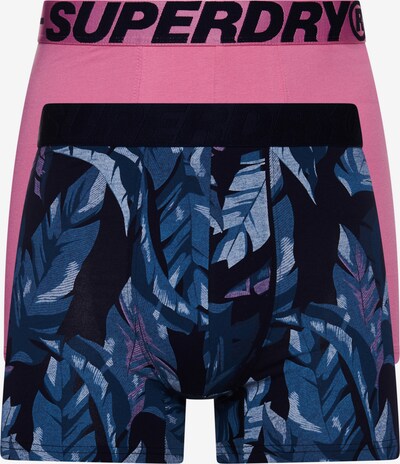 Superdry Boxershorts in de kleur Marine / Duifblauw / Lichtblauw / Lichtroze / Zwart, Productweergave