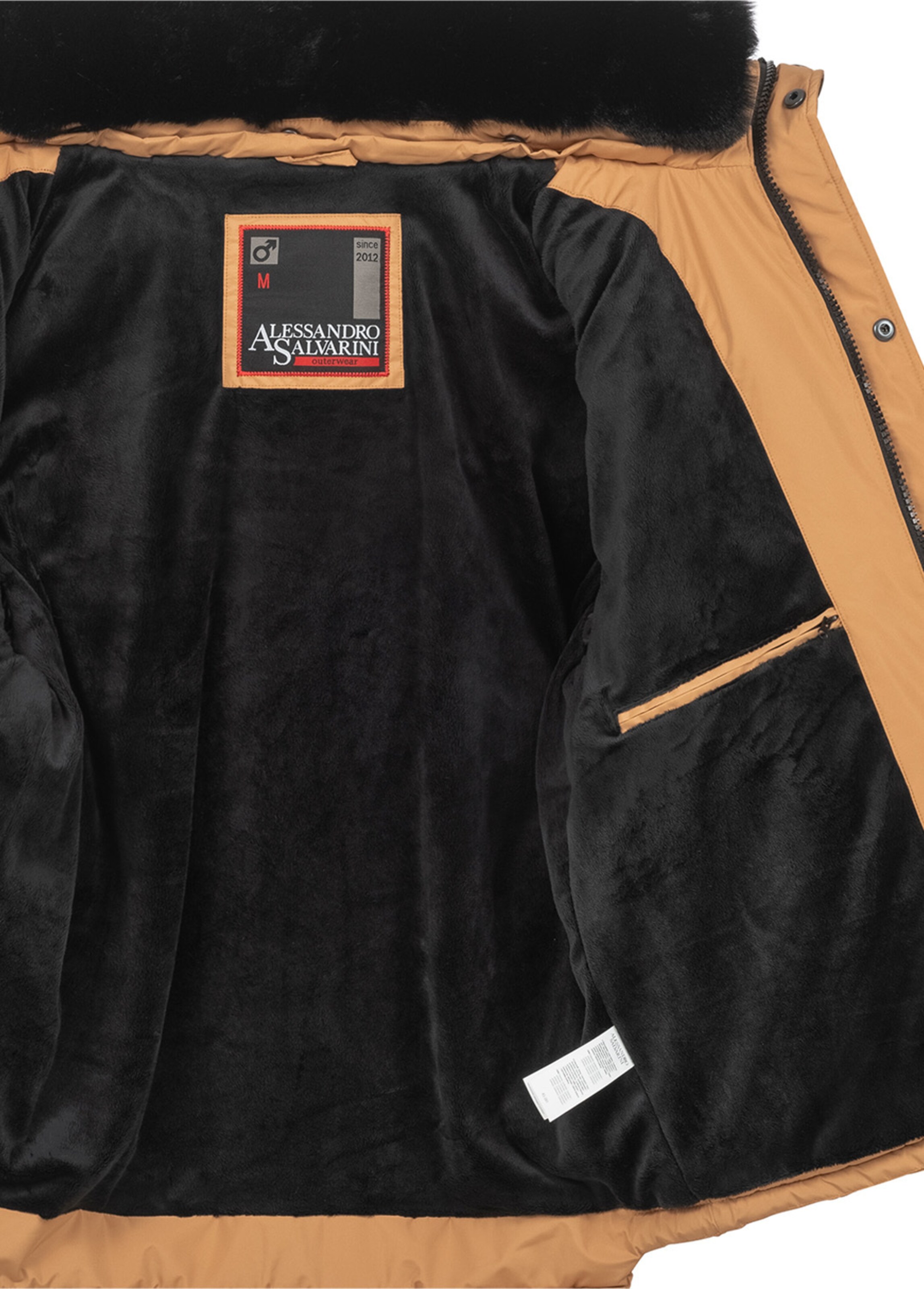 Alessandro Salvarini Winterjas 'Fabiano' in Bruin