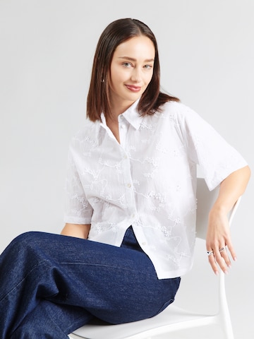 Chemisier QS en blanc : devant