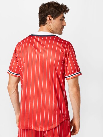 Karl Kani Regular fit Button Up Shirt in Red