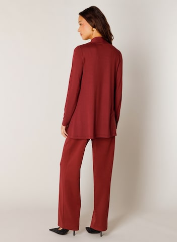 BASE LEVEL Knit Cardigan in Red