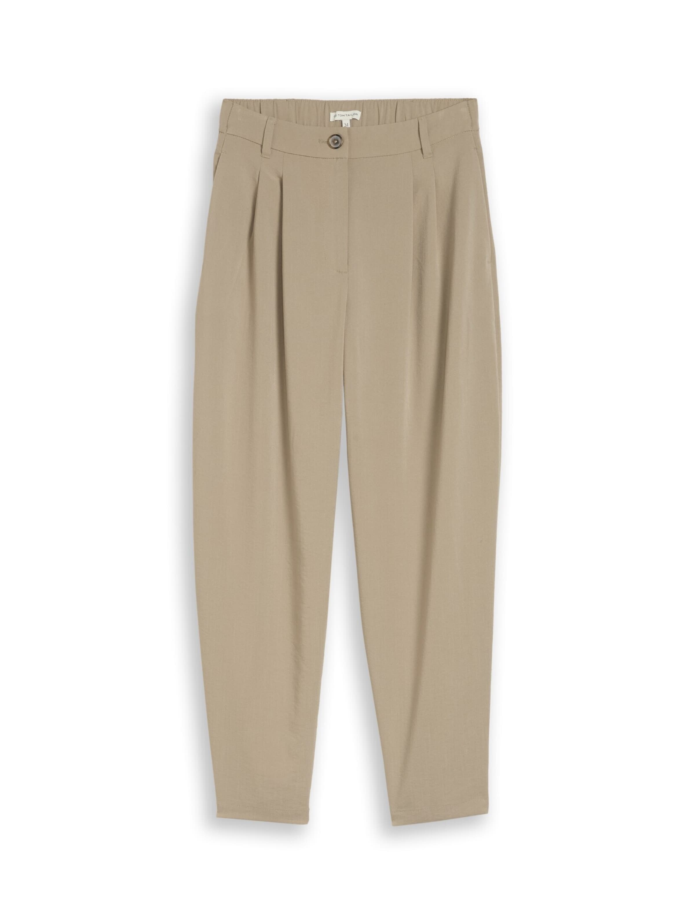 TOM TAILOR Loose fit Pants in Green: front