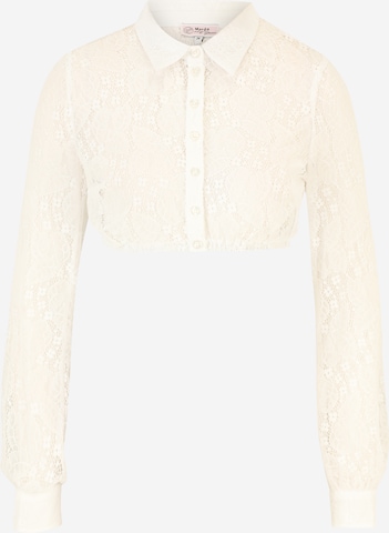 MARJO Klederdracht blouse 'Malinda' in Wit: voorkant