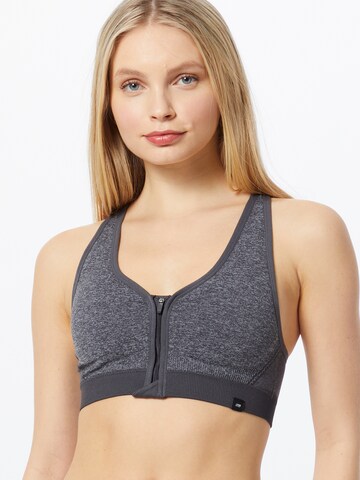 Bustier Soutien-gorge de sport 'Savannah' Marika en gris : devant