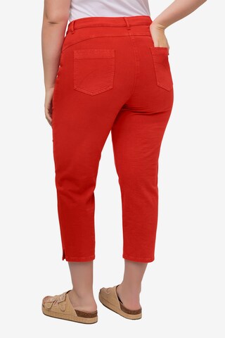 Ulla Popken Regular Jeans (GOTS) in Rot