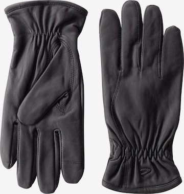 CAMEL ACTIVE Full Finger Gloves in Black: front