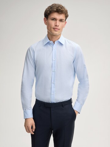 Coupe slim Chemise business 'Pierce' JOOP! en bleu : devant
