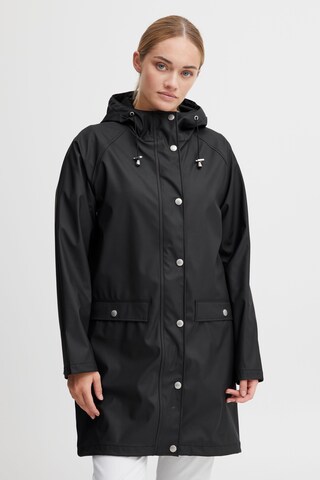 Oxmo Between-Season Jacket 'Oxtanne' in Black: front