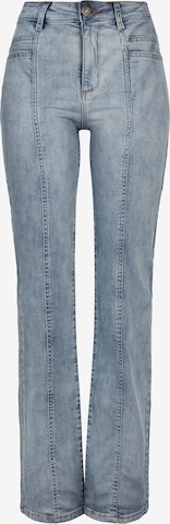 Urban Classics Regular Jeans in Blauw: voorkant