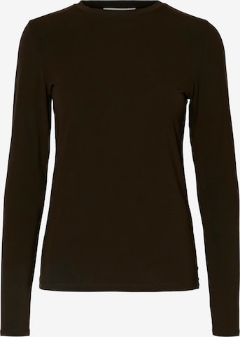 SELECTED Shirt 'SLFMANJA' in Braun: Vorderseite
