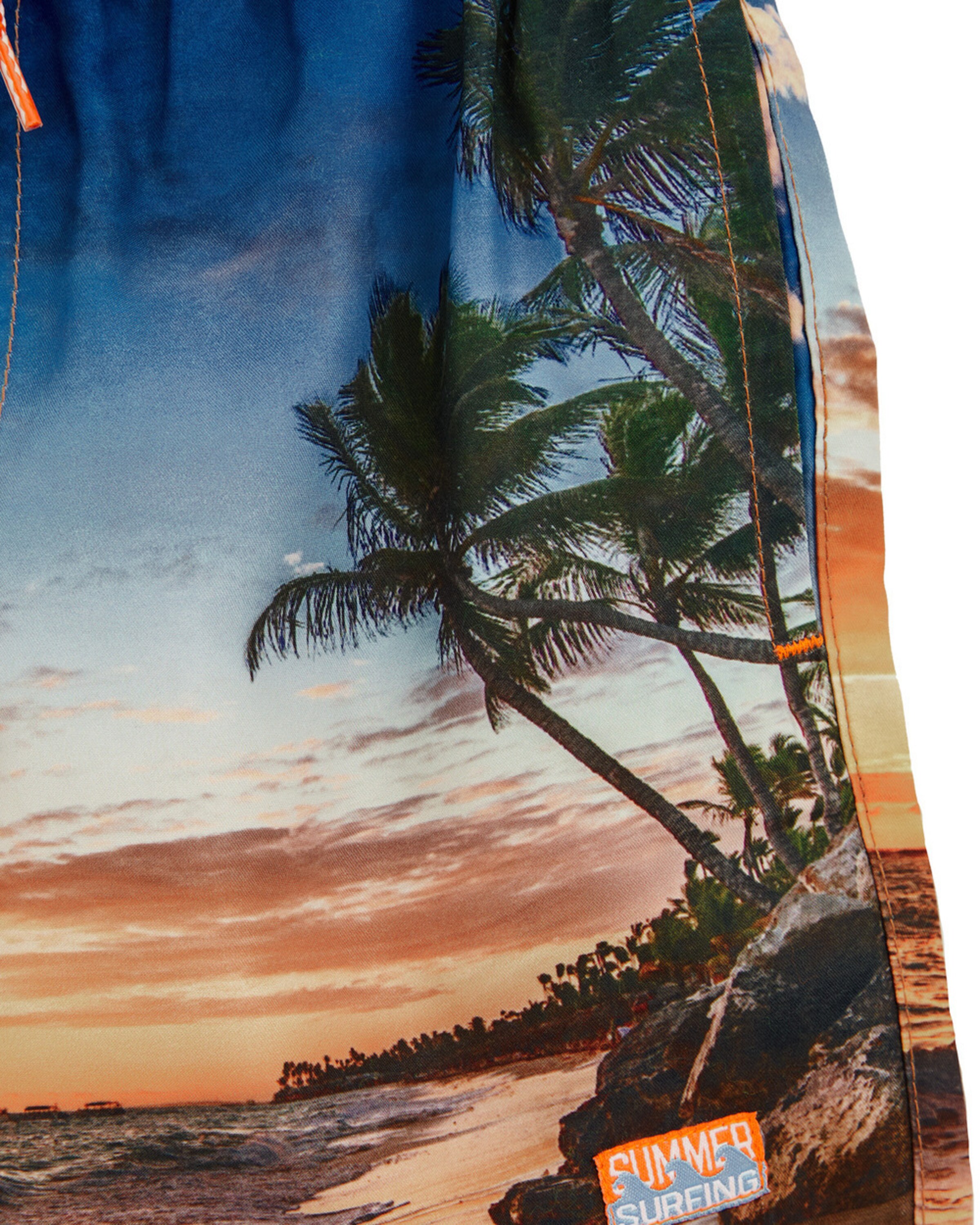 WE Fashion Badeshorts i orange