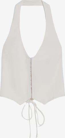 Bershka Top in White: front