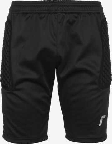 REUSCH Slim fit Outdoor Pants 'Contest II' in Black: front