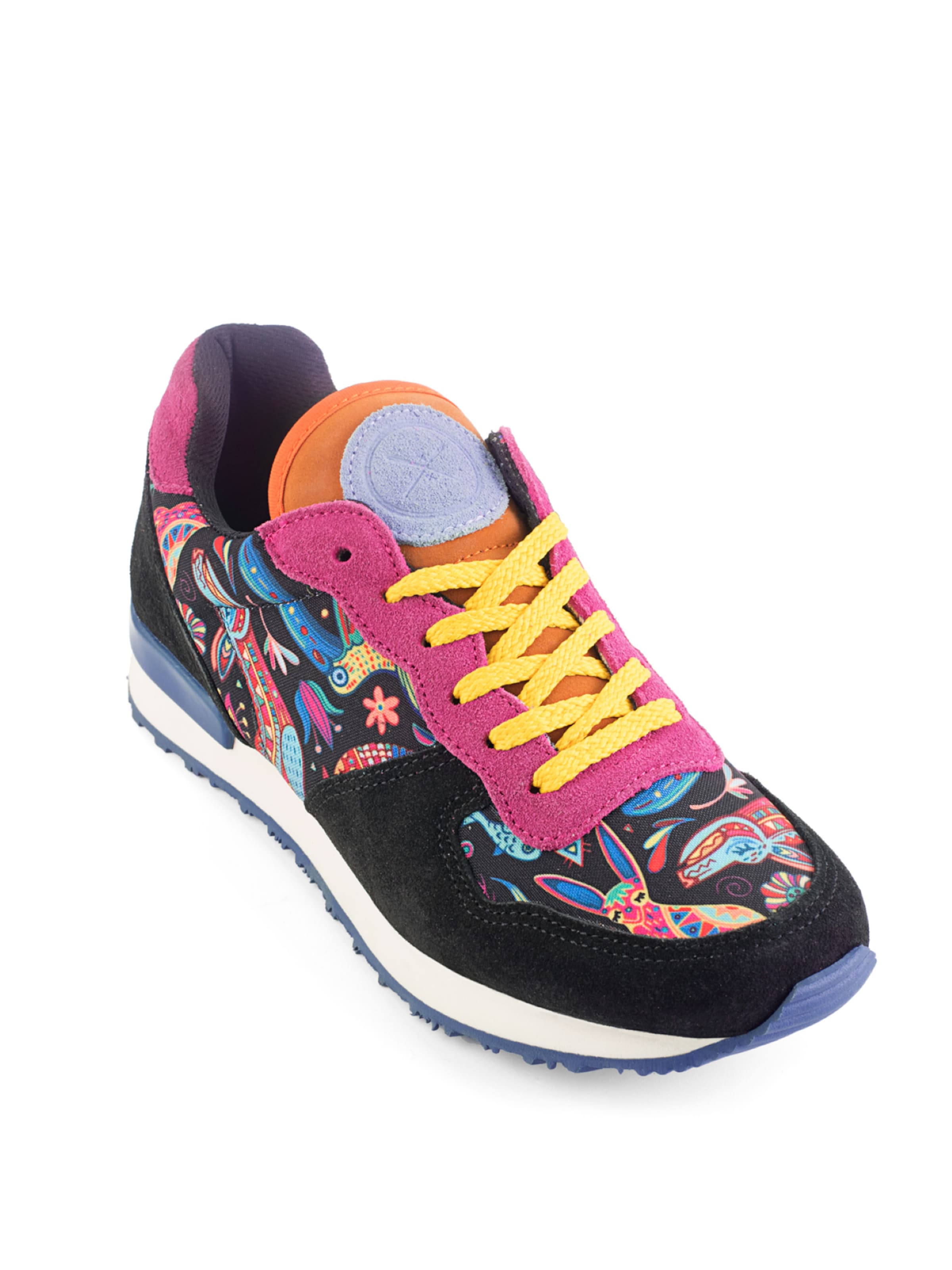 inkkas Sneaker low 'Inkkas Zocalo Sneaker – Handgefertigter Damen-Sneaker inspiriert von mexikanischer Volkskunst'‌‌‌‌‌‌‌ in mischfarben, Produktansicht