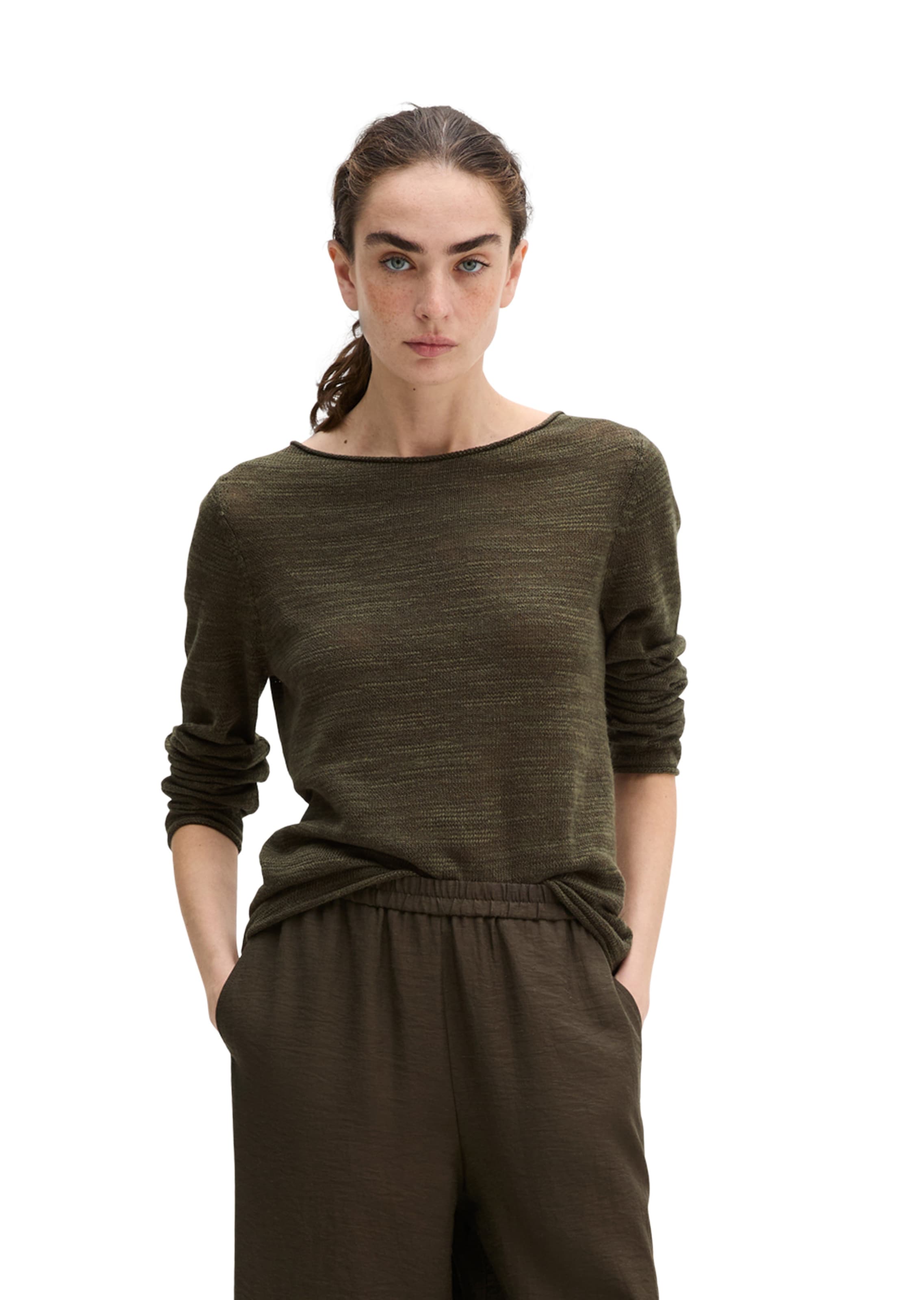 Marc O'Polo Sweater in Brown: front