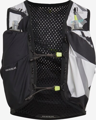 adidas Terrex Trailrunning-Weste in grau / schwarz / weiß, Produktansicht
