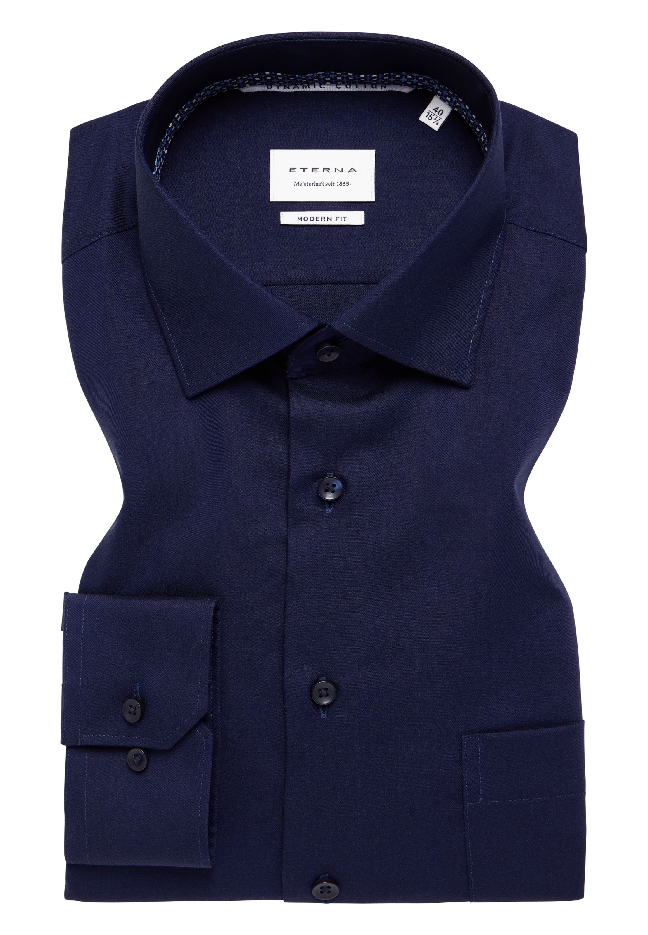 ETERNA Regular Fit Hemd in Blau